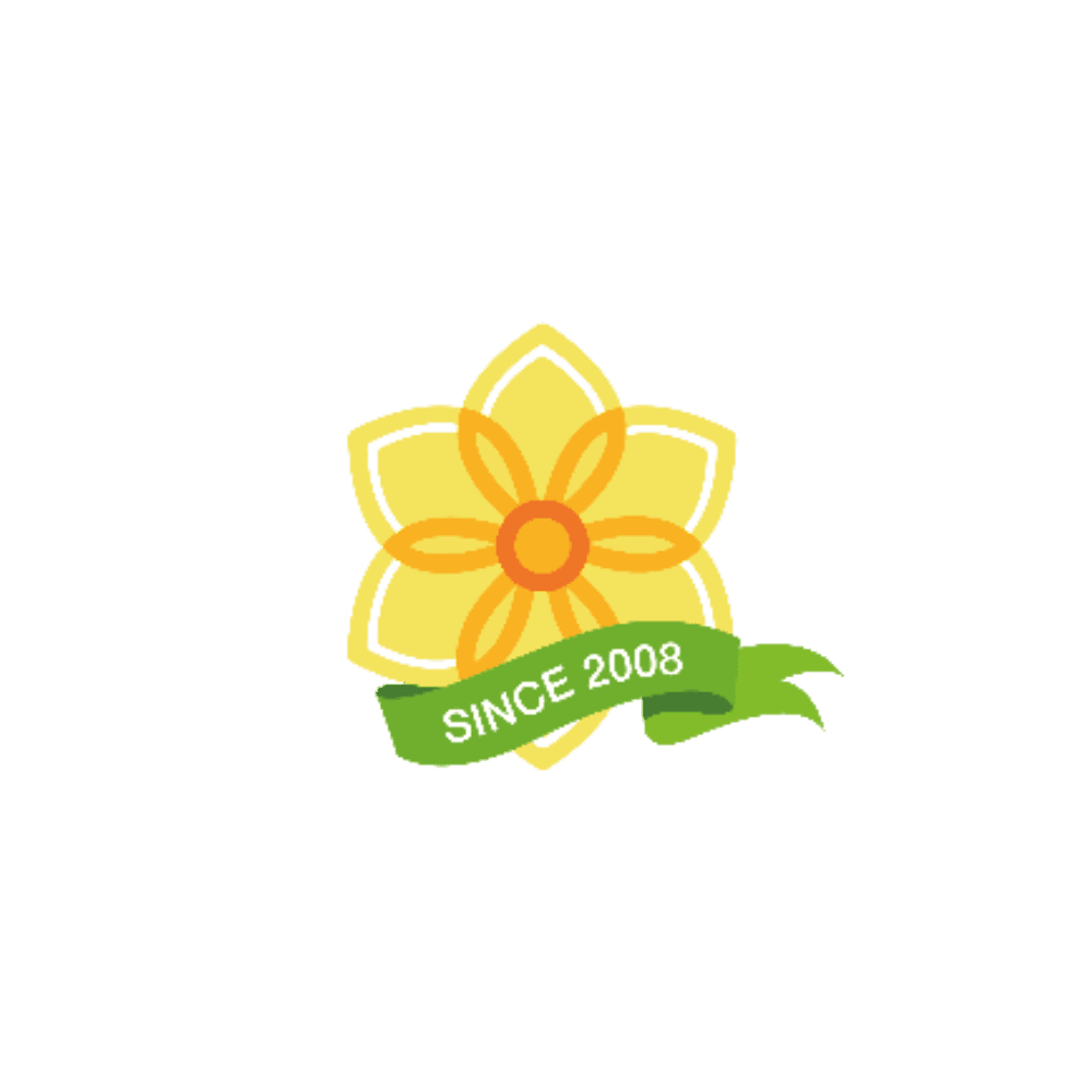 TLC daffodil brand graphic