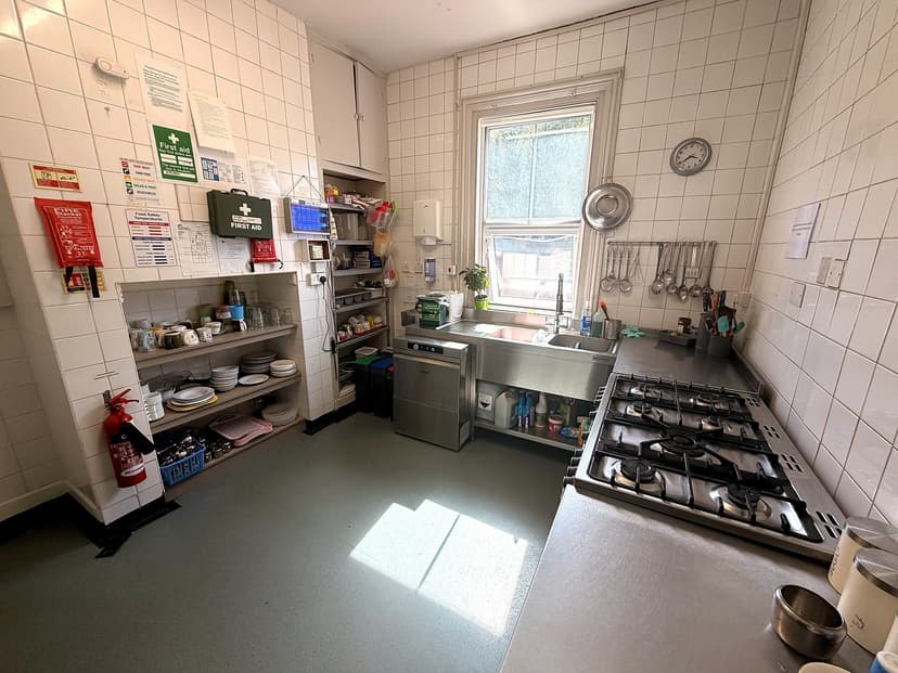 On-site kitchen where meals are freshly prepared daily